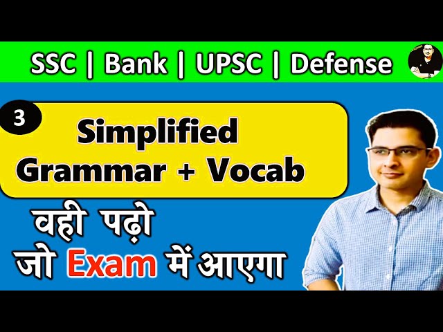 Full Revision -3 || The Hindu Grammar and Vocabulary - SSC, Banks and UPSC