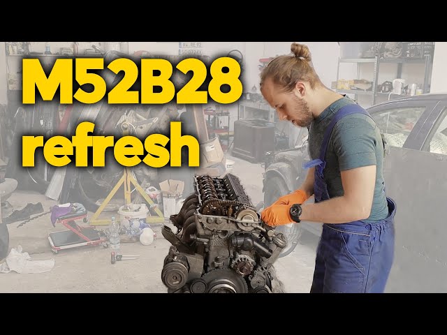 BMW engine refresh - resealing my friend’s e36 M52 engine - M52B28 M52B25