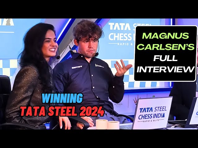 Magnus Full Interview (Winning Tata Steel 2024)