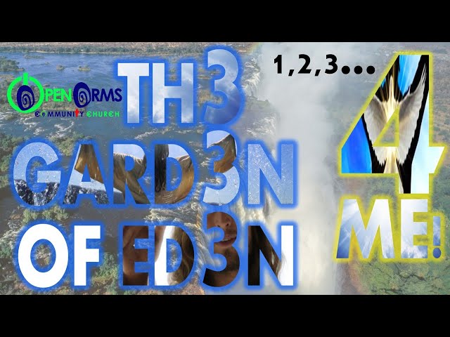 THE 3 GARDEN OF EDEN PRESENCE OF GOD DIVINE ORDER CREATION WORSHIP HOLY SPIRIT LIGHT ANOINTING POWER