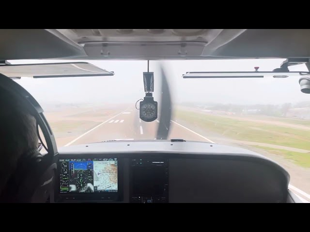 Palomar (KCRQ) - Instrument approach (LPV) to minimums in actual IMC