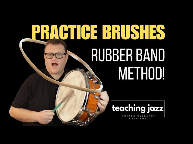 Easy way to Teach & Learn Brushes for Jazz Drumming