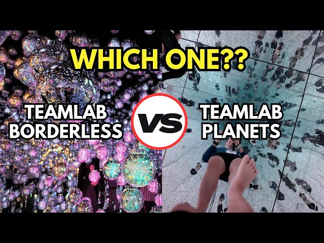 teamLab Planets vs teamLab Borderless Tokyo Japan (2025 UPDATE) - Which one should you go to?