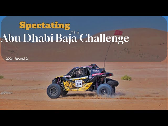 Watching the Abu Dhabi Baja challenge