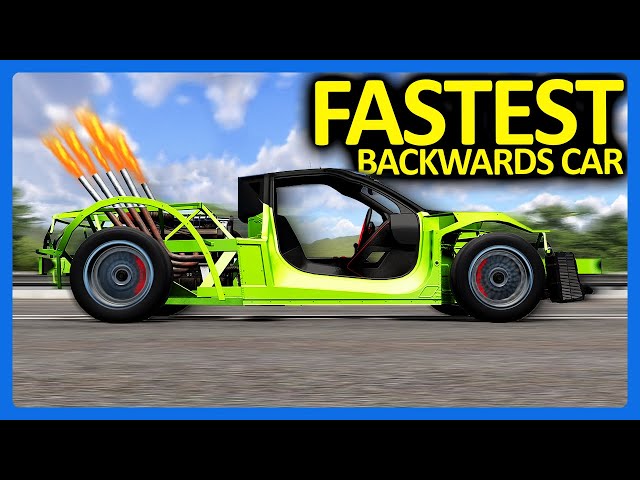 I Built The World's FASTEST Reverse Car in BeamNG?!?