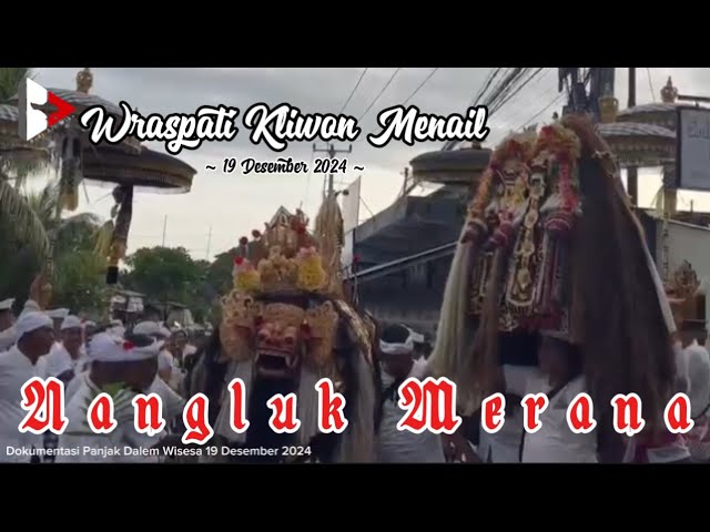 Wraspati Kliwon Menail 19 Desember 2024 | Ngider Bhuwana | Mecaru Sasih Kanem