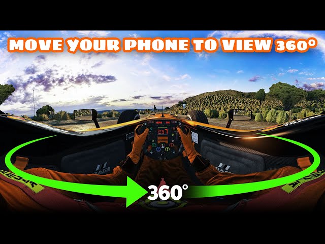 360° F1 onboard max SPEED on Pacific Highway VR Experience #assettocorsa #360video #acmods