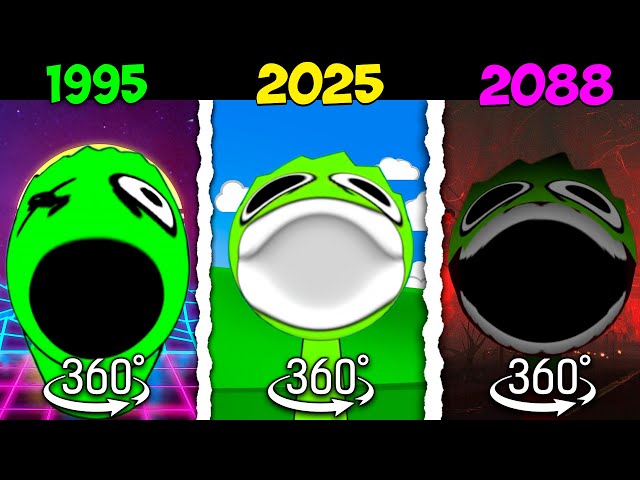 360° VR Pop Incredibox Sprunki 1995 vs 2025 vs 2088