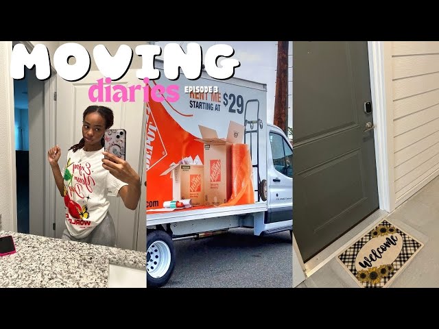 Move-in Diaries Ep . 3 | Road Trip To Georgia | Unpacking My New Home