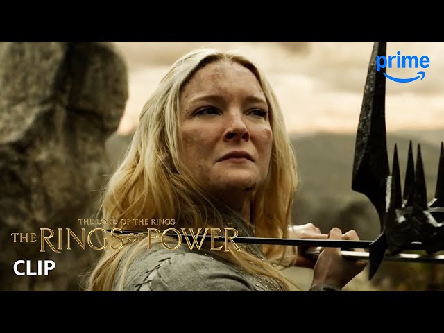 Galadriel Battles Sauron | The Lord of The Rings: The Rings of Power | Prime Video