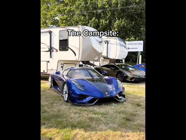 The Campsite: #fyp #edit #koenigsegg #shorts #hypercar