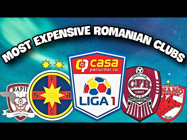 Top 16 Most Valuable Clubs in Romanian Liga 1! (FCSB, Rapid, CFR Cluj... )