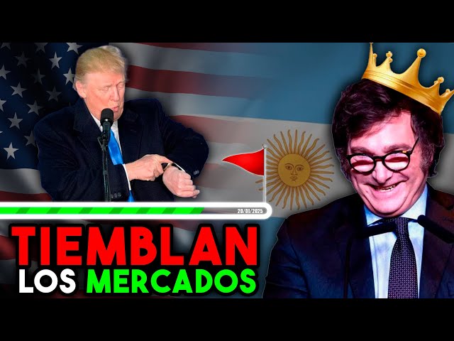 TRUMP LLEGANDO Y LOS MERCADOS TIEMBLAN: ¿ARGENTINA REALMENTE TIENE CORONITA? (2025) 📈 Clave Bursátil