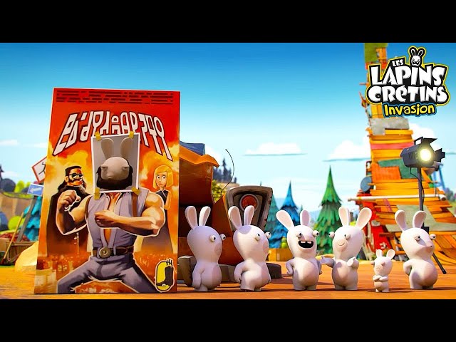 Cinécrétin | Les Lapins Crétins Invasion | Animaj Kids