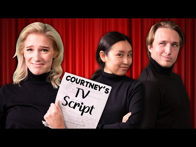 Acting Out Courtney's High School TV Script