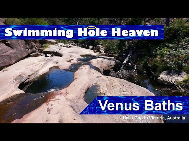 Swimming at Venus Baths in the Grampians National Park