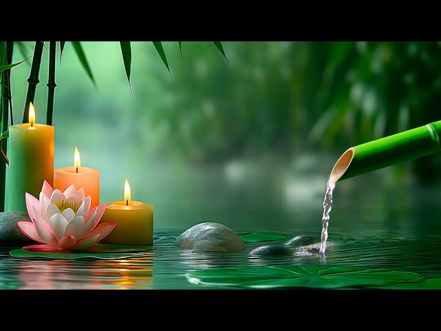 Beautiful Relaxation Music 🌿 Spa Piano & Water Sounds for Stress Relief & Peaceful Meditation #12