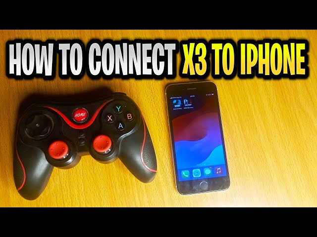 How to Connect X3 Gamepad Controller to iPhone: Easy Steps