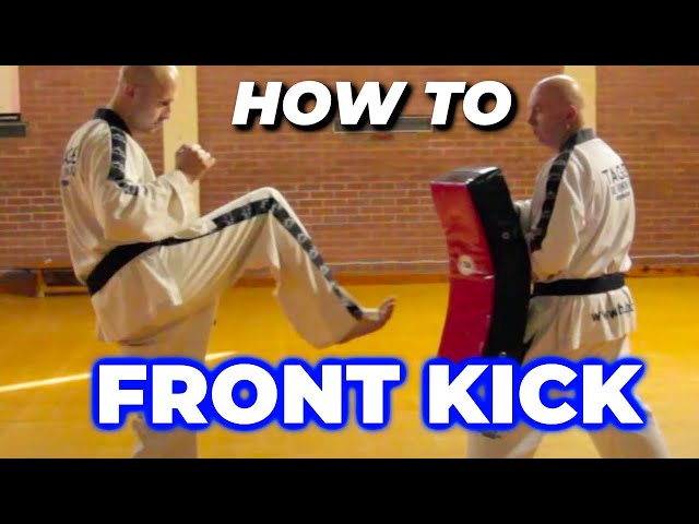 FRONT KICK TUTORIAL | How to do front kick for martial artists