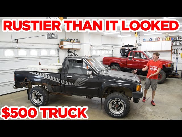 1987 Toyota Pickup/Hilux 4wd Rust was Worse than I thought - Part Out!