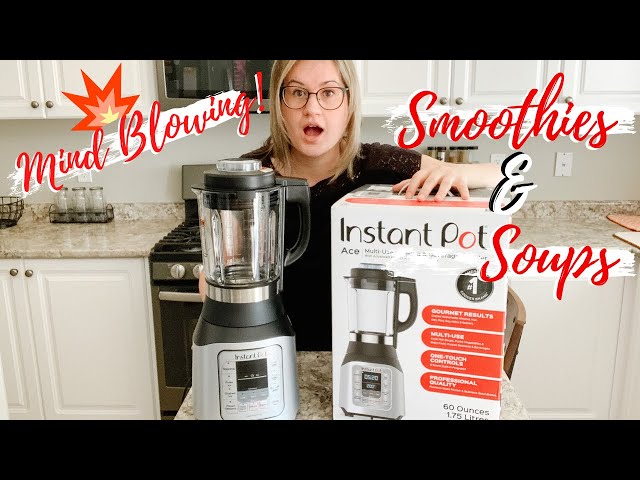 HOW TO USE AN INSTANT POT BLENDER | DEMONSTRATION | EASY 2 MIN. SMOOTHIE & 30 MIN. SOUP RECIPES