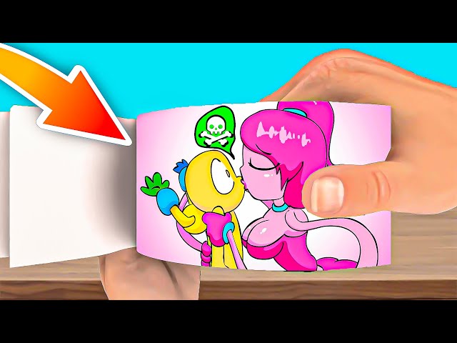 Mommy Long Legs kisses Player  - Poppy Playtime chapter 2 - Flipbook