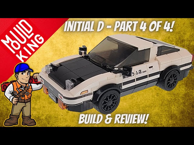 Mould King (Lego Alternate build) - Initial D AE86 (27013) (Mini Famous Car Series) Part 4 of 4