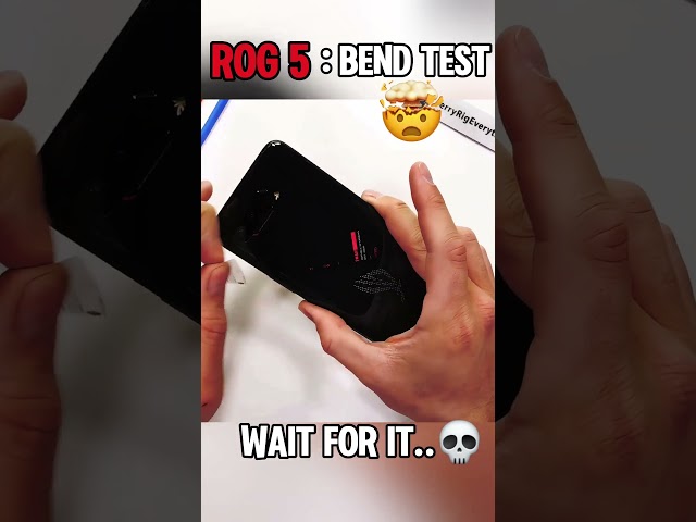 💀 ROG 5 BEND TEST – IS THIS THE MOST DURABLE GAMING PHONE EVER?! 😱🔥#shorts #viralvideo