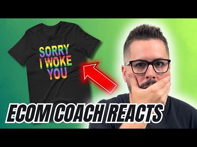 E-Commerce Coach Reacts To TERRIBLE Shopify Stores