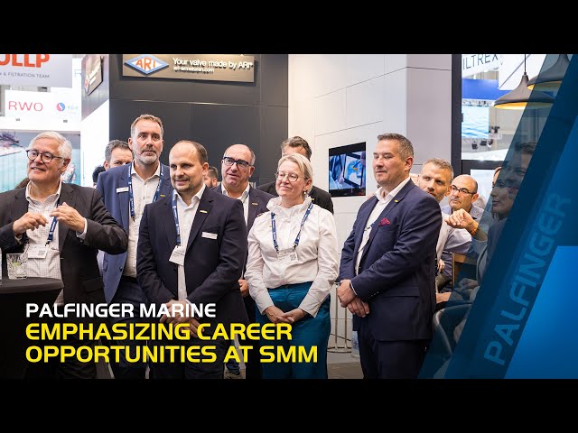 PALFINGER MARINE - Emphasizing Career Opportunities at SMM