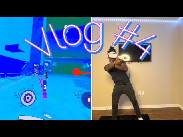 Vlog #4, I finally can do public interviews!!, and I played pistol whip on oculus quest 2!