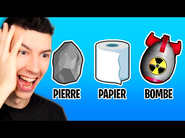 C'est Pierre-Papier-Ciseaux, mais vous pouvez utiliser N'IMPORTE QUOI