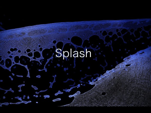 Study 103 - "Splash" - VR180 4K 3D Stereoscopic Visual Music