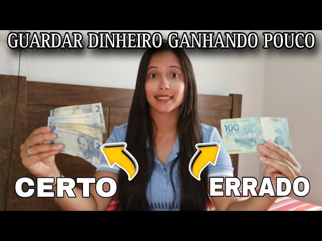 COMO GUARDAR DINHEIRO GANHANDO POUCO | *POBRE JUNTA ASSIM*