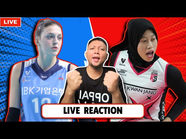 LIVE REACTION IBK ALTOS VS RED SPARKS, KOREA V-LEAGUE