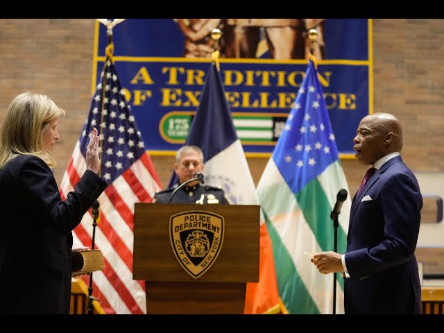 Mayor Eric Adams Swears in Jessica Tisch as Commissioner of NYPD