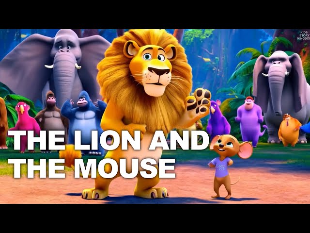 🦁 The Lion and the Mouse Song for Kids |Fun Animated Sing-Along #kidssong#kidsvideo#cartoon#trending