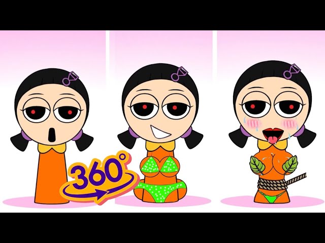 360 VR | Sprunki Doll Squid Game Phase 2, Phase3, Phase 4 | Compilation Incredibox