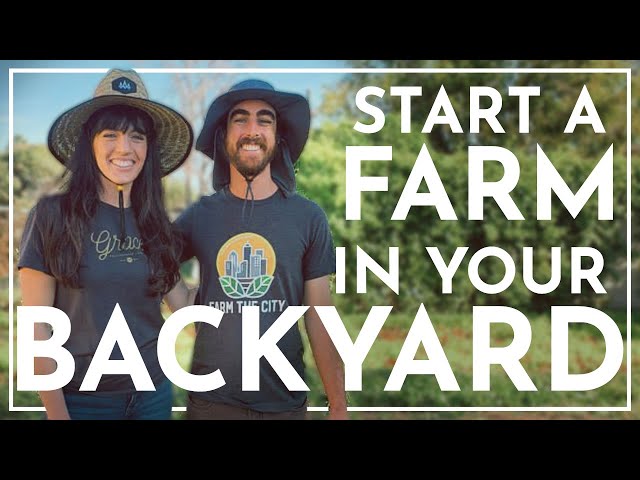 Start a FARM in your BACKYARD | Small Scale Regenerative Farming with Nature's Always Right