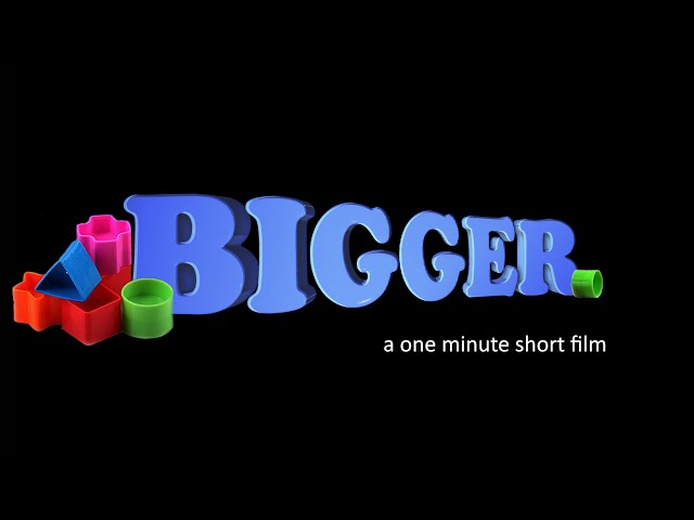 BIGGER | 1 minute short film about kids growing up too fast