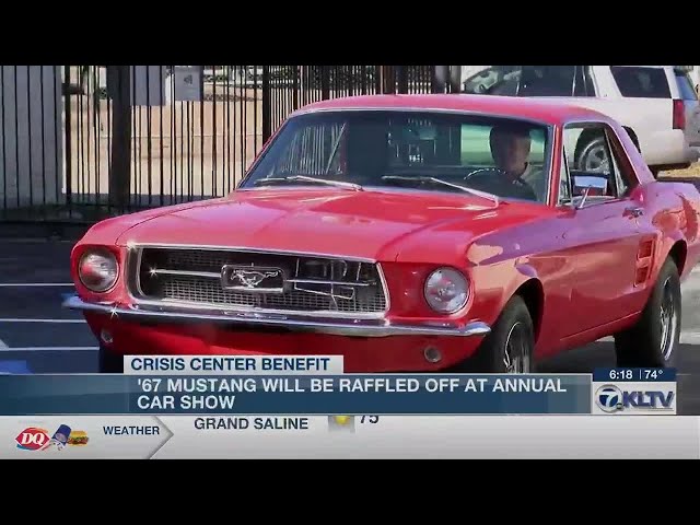 Restored ‘67 Mustang to be raffled at annual car show benefitting East Texas Crisis Center