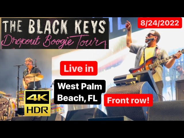 THE BLACK KEYS - FRONT ROW - Live In West Palm Beach Florida August 24 2022 Concert 4K HDR Video