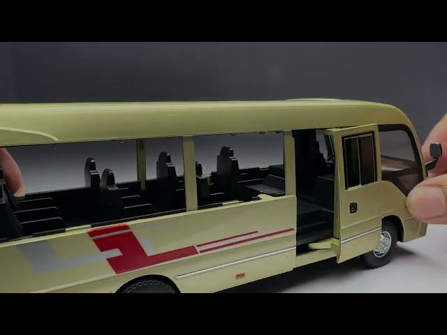 Unboxing Toyota Saloon Coaster | Toyota Mini Bus 1:32 Scale Diecast Model Car