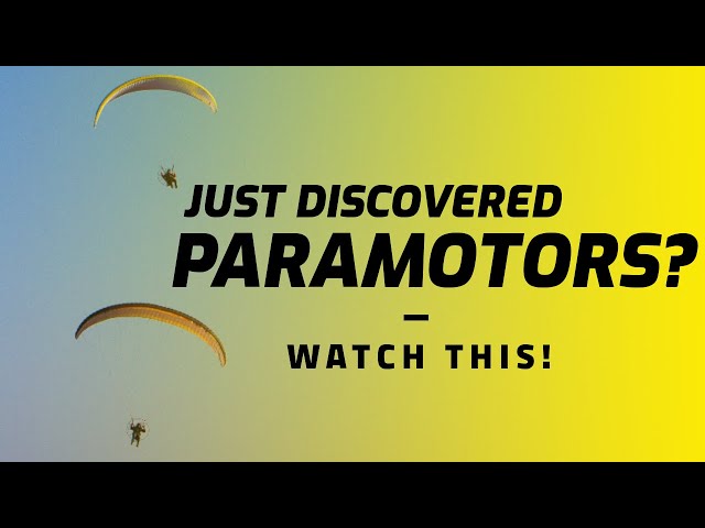 Episode 5: Getting started in Paramotoring