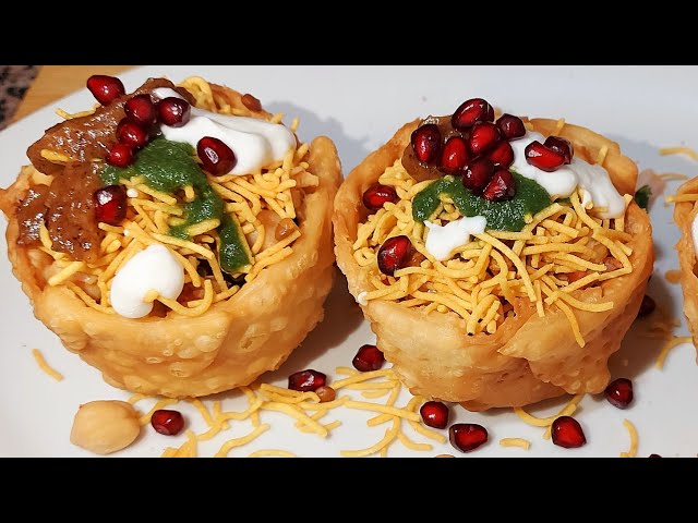 Katori Chaat Recipe Iqra food fusion / Katori Chaat Recipe/ Basket Chaat Recipe/ IFF