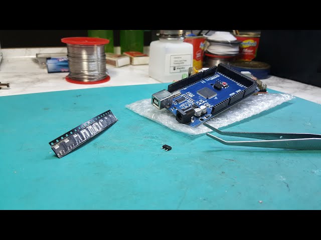 Repair - Arduino Mega Board Voltage Regulator Replacement (Subtitles Available)