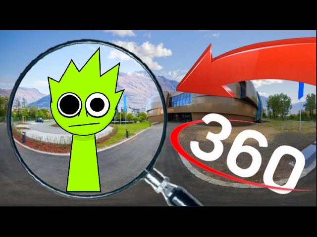 Find Owakcx Lime | Incredibox Sprunki | Finding Challenge 360º VR - City VR-360