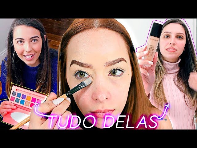 ELAS ESCOLHERAM o que VOU USAR NA MAKE! ft. Bianca Camargo e Julia Tedesco