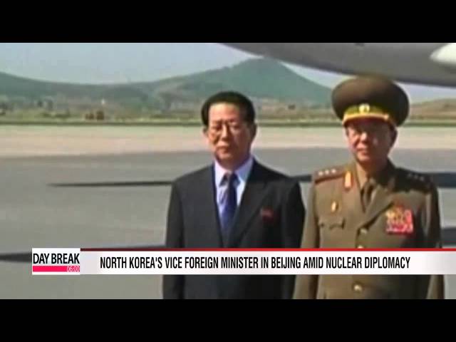 North Korea's Vice FM in Beijing amid nuclear diplomacy