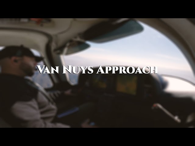 Approach to Land at Van Nuys Airport in the SR20 G6+